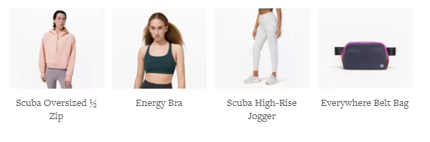 Lululemon Products