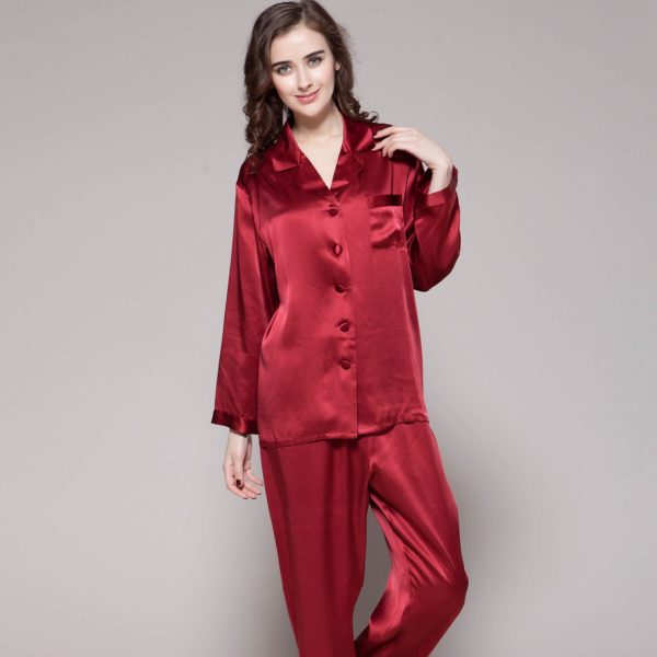 Full-Length Silk Pajamas